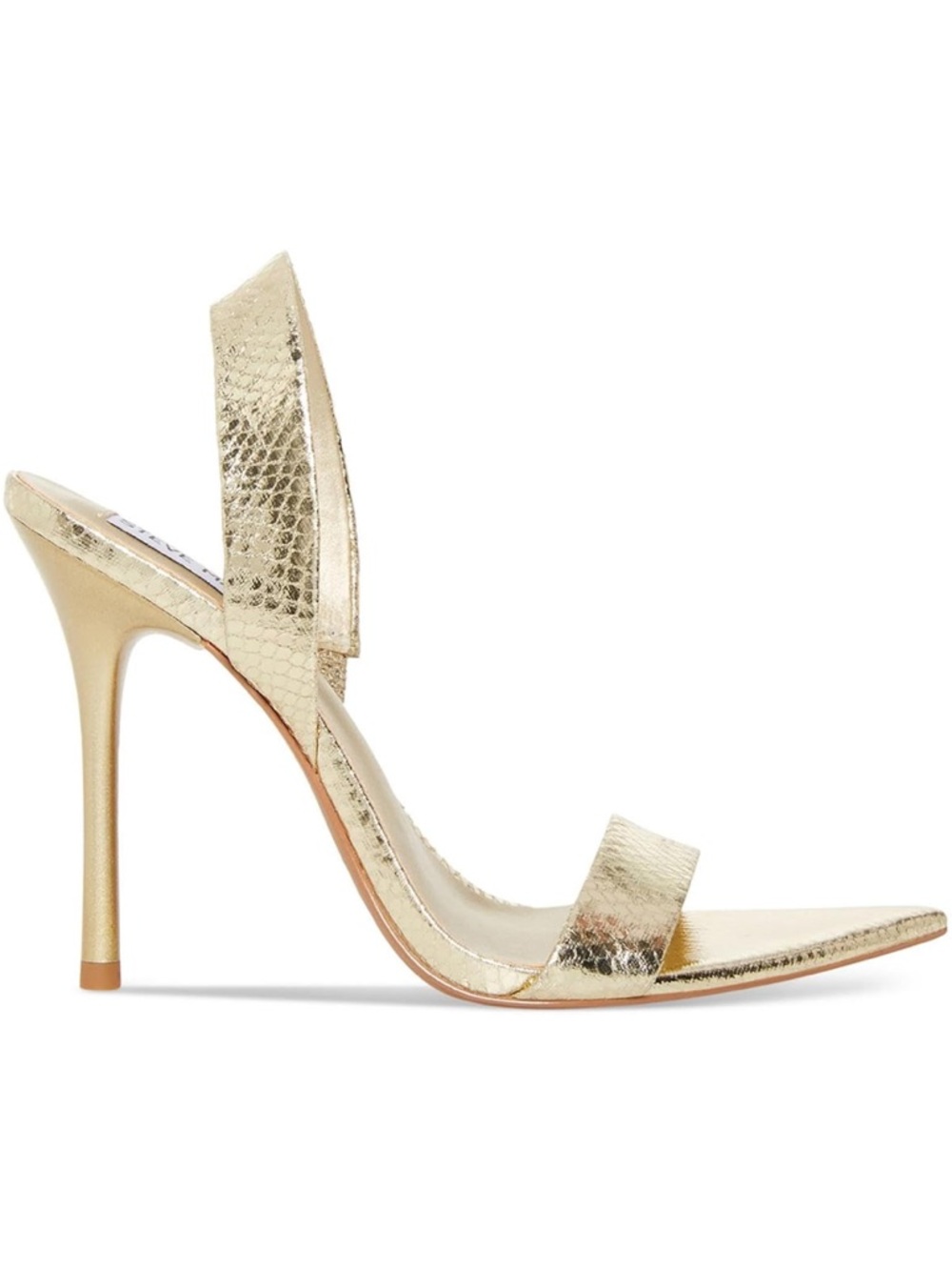 Steve Madden Gold Metallic Stiletto Slingback Sandal
